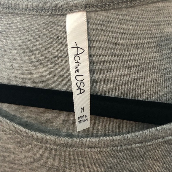 FINAL❎ NWOT Super Soft Gray Basic Top - Picture 8 of 8